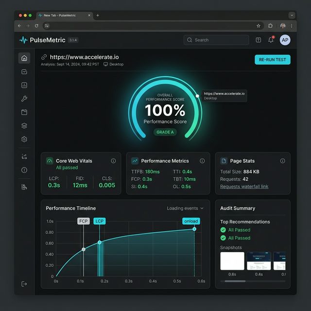 GTMetrix 100% Performance Score